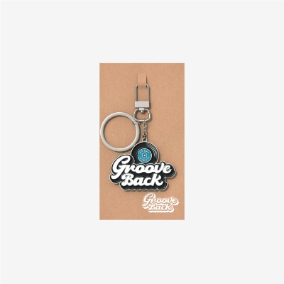 J.Y. Park Metal Key Ring - Groove Back
